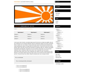 10pad2-rising-sun free wordpress theme