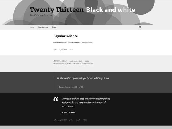 2013-black-and-white free wordpress theme