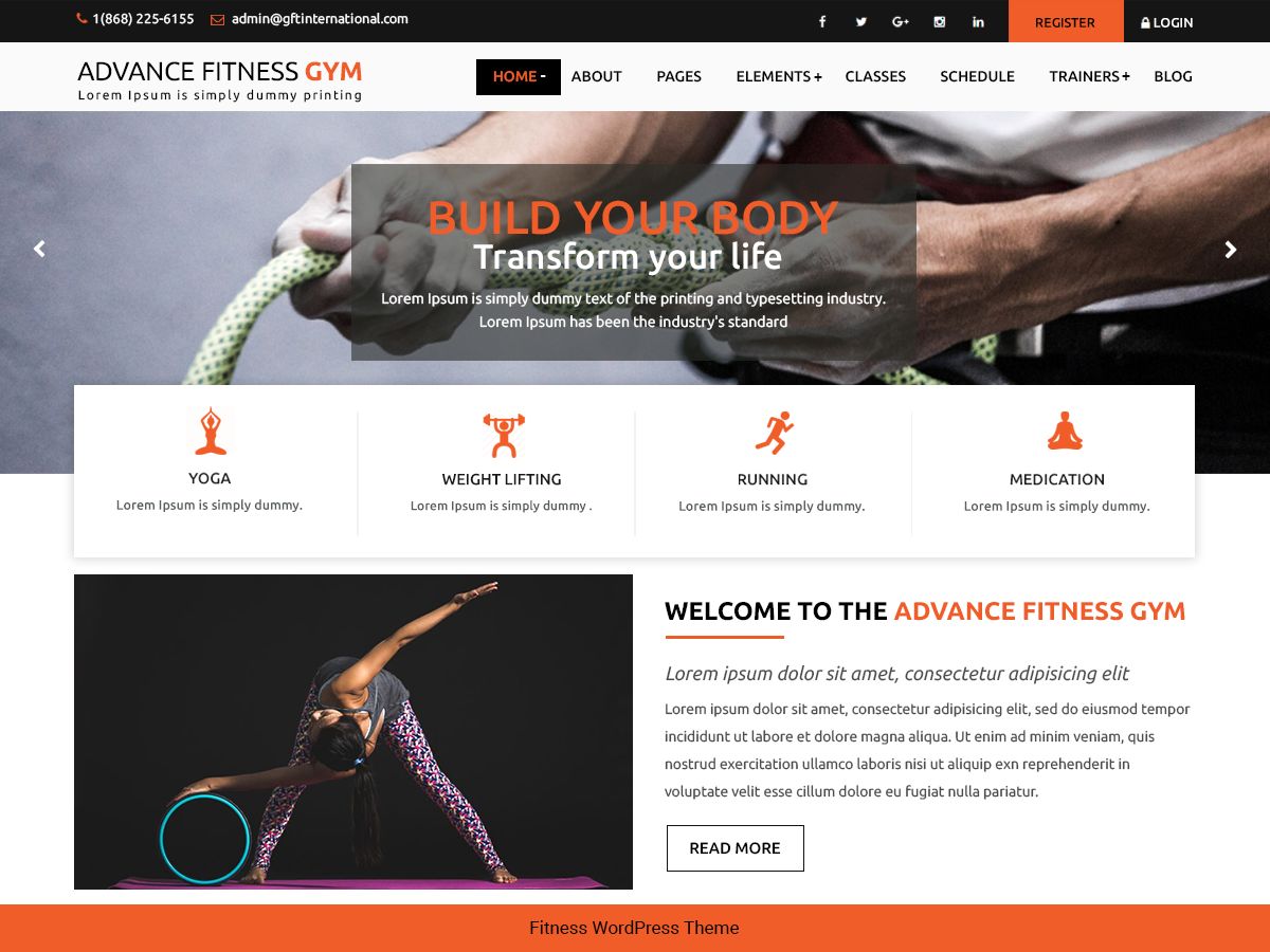 advance-fitness-gym free wordpress theme