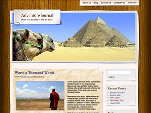 adventure-journal free wordpress theme