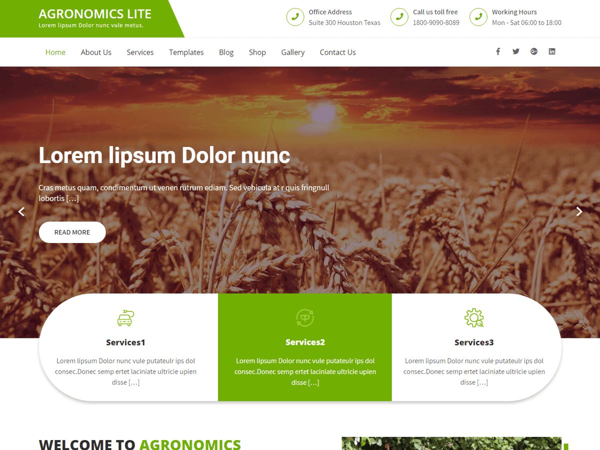 agronomics-lite free wordpress theme