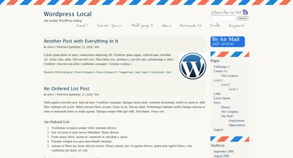 airmail-par-avion free wordpress theme