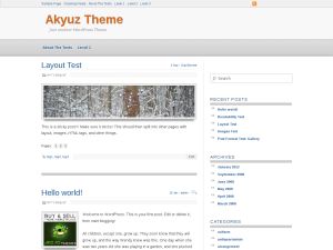 akyuz free wordpress theme