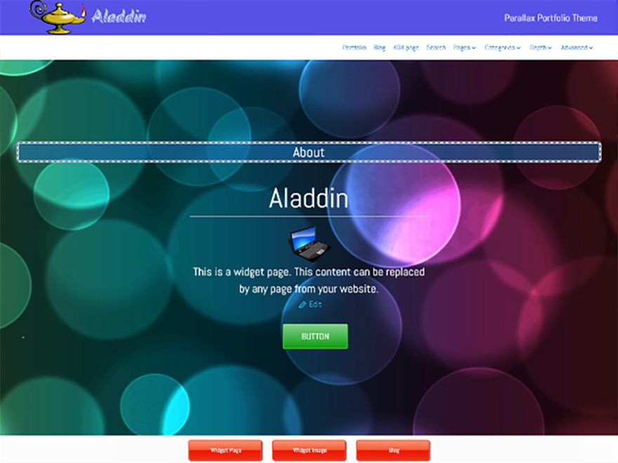 aladdin free wordpress theme