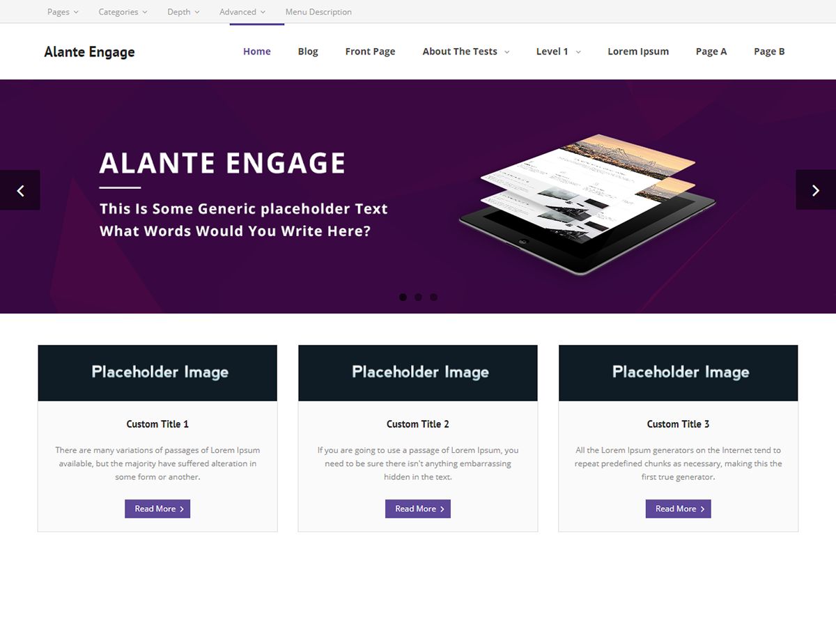 alante-engage free wordpress theme
