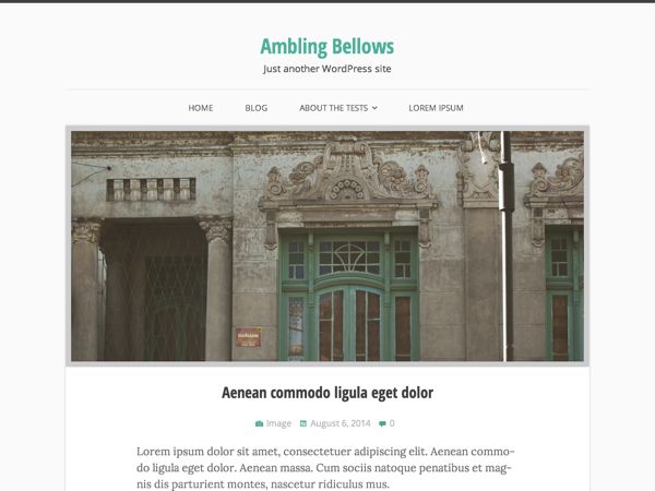 ambling-bellows free wordpress theme