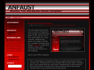 anfaust free wordpress theme