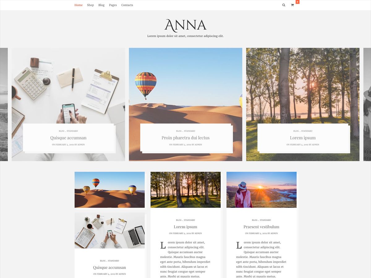 anna-lite free wordpress theme
