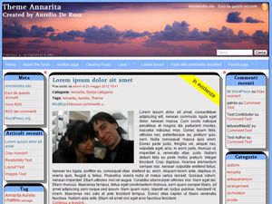 annarita free wordpress theme
