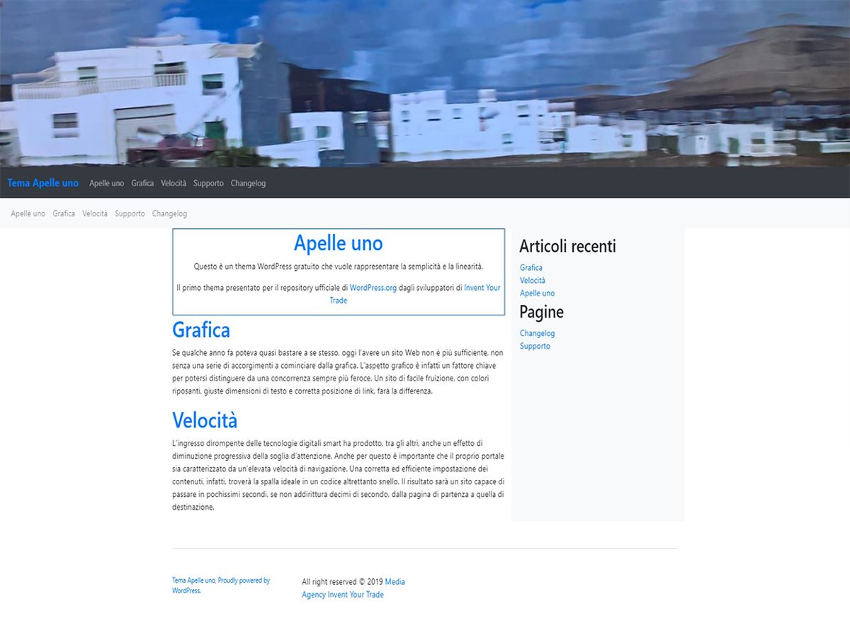 apelle-uno free wordpress theme