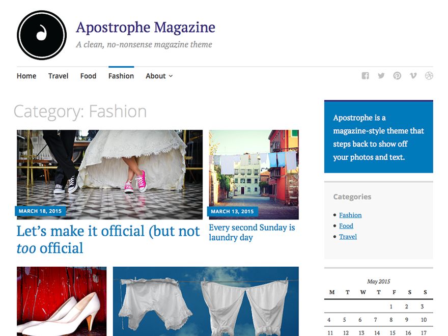 apostrophe free wordpress theme