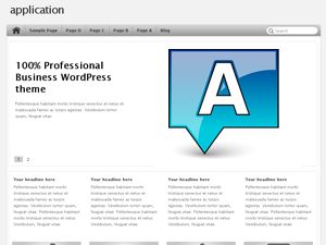 application free wordpress theme