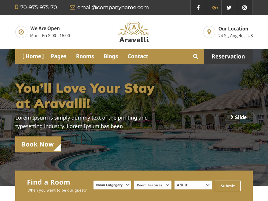 aravalli free wordpress theme
