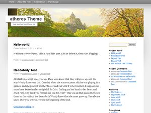 atheros free wordpress theme