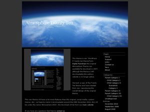 atmosphere-2010 free wordpress theme