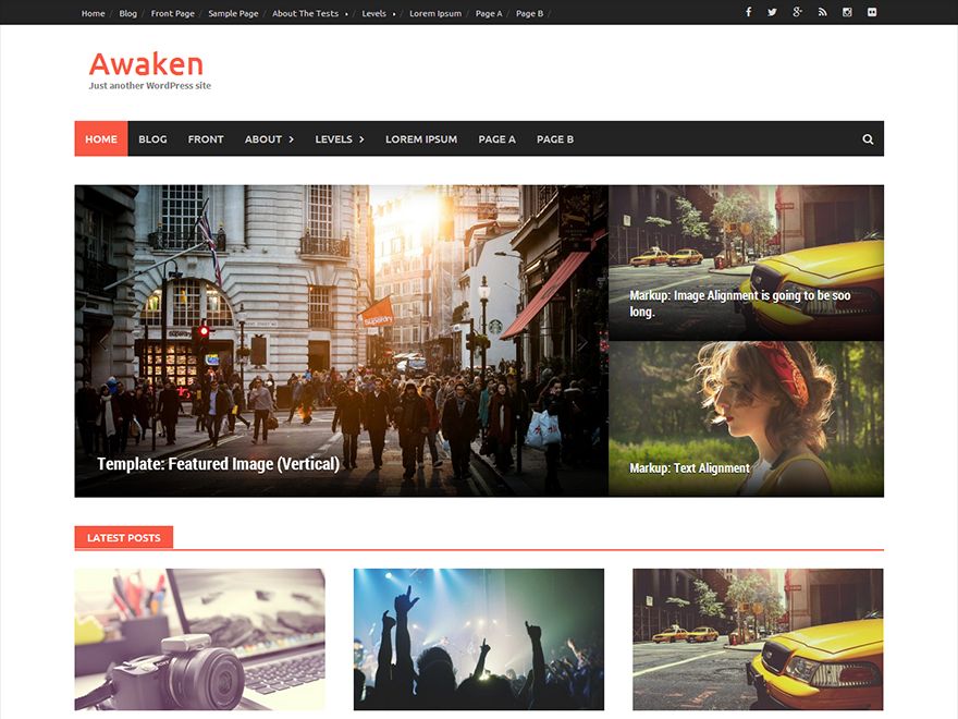 awaken free wordpress theme
