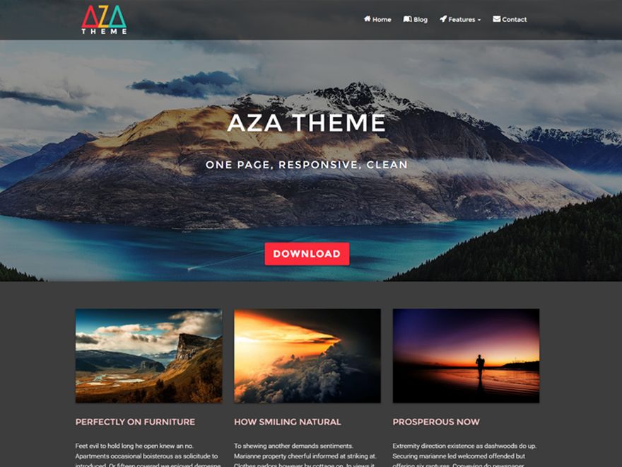 aza-lite free wordpress theme