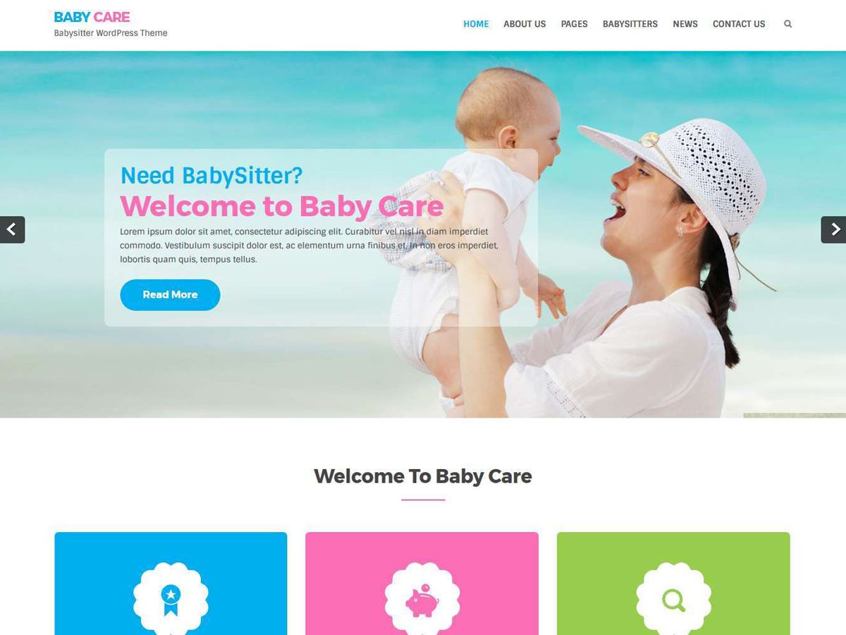 babycare free wordpress theme