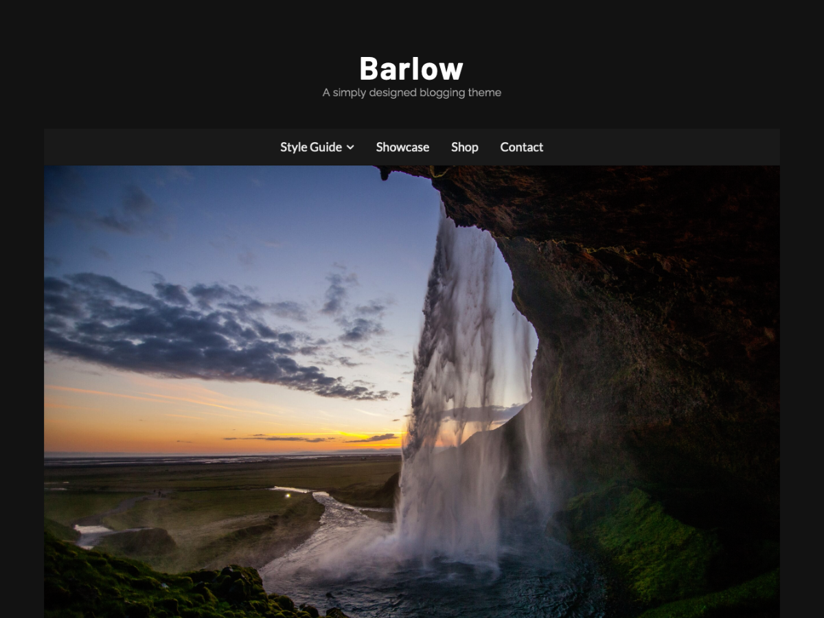 barlow free wordpress theme