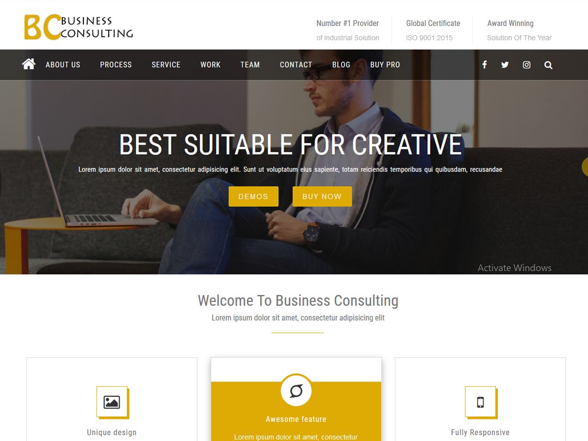 bc-business-consulting free wordpress theme