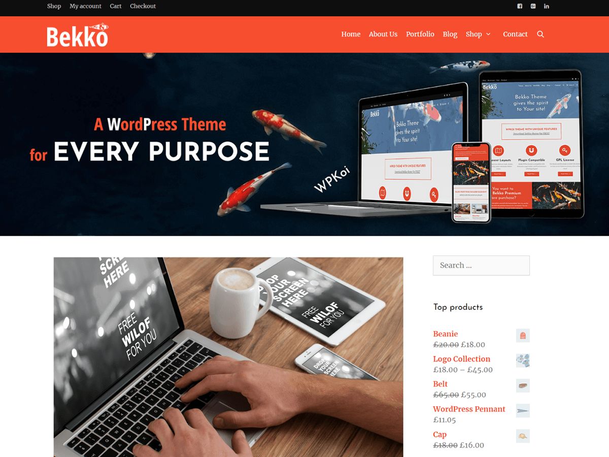 bekko free wordpress theme