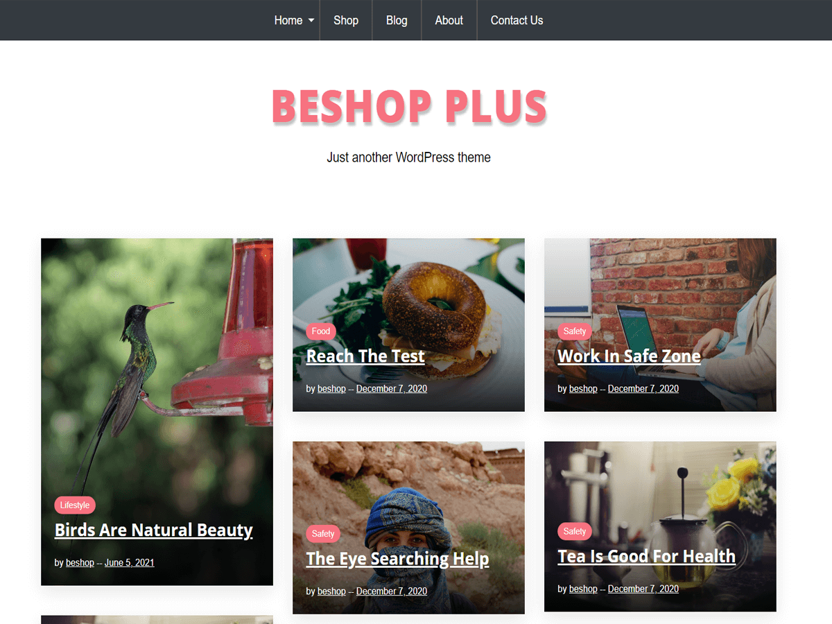 beshop-plus free wordpress theme