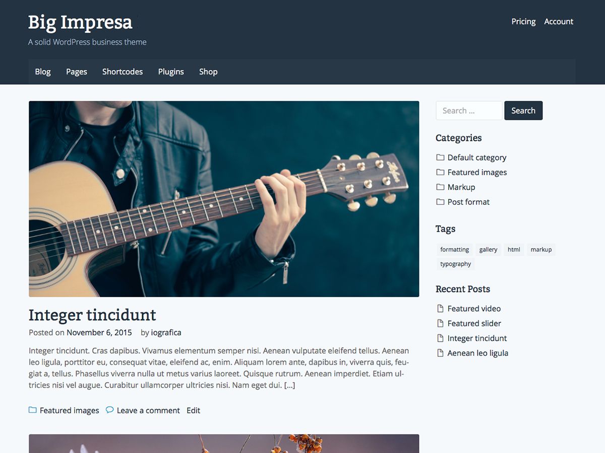 big-impresa free wordpress theme
