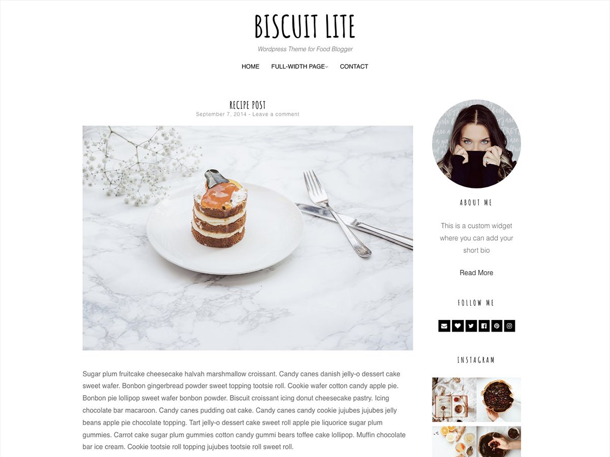 biscuit-lite free wordpress theme