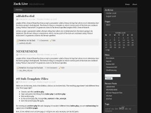 black-n-white free wordpress theme