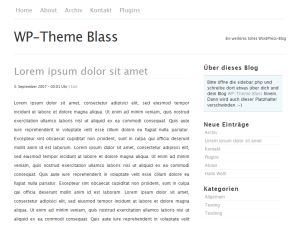 blass2 free wordpress theme