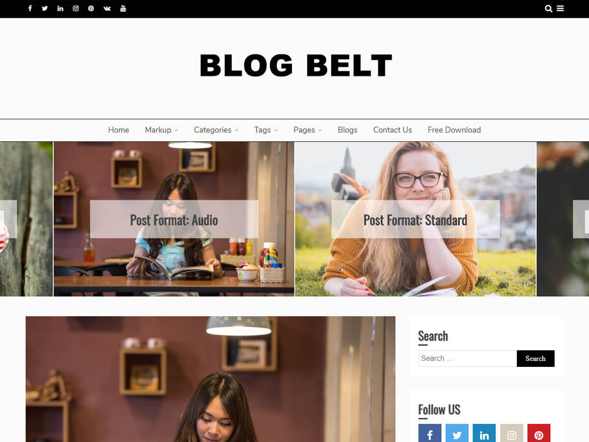 blog-belt free wordpress theme