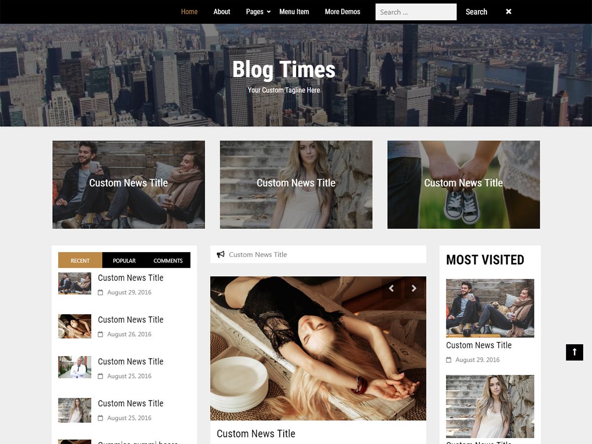 blog-times free wordpress theme