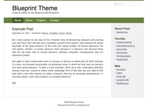 blueprint-theme free wordpress theme