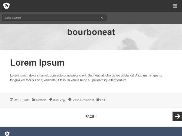 bourboneat free wordpress theme