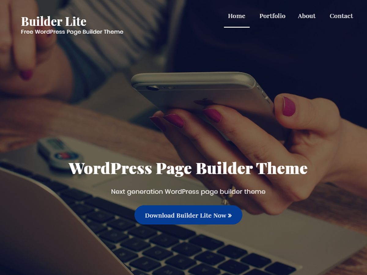 builder-lite free wordpress theme