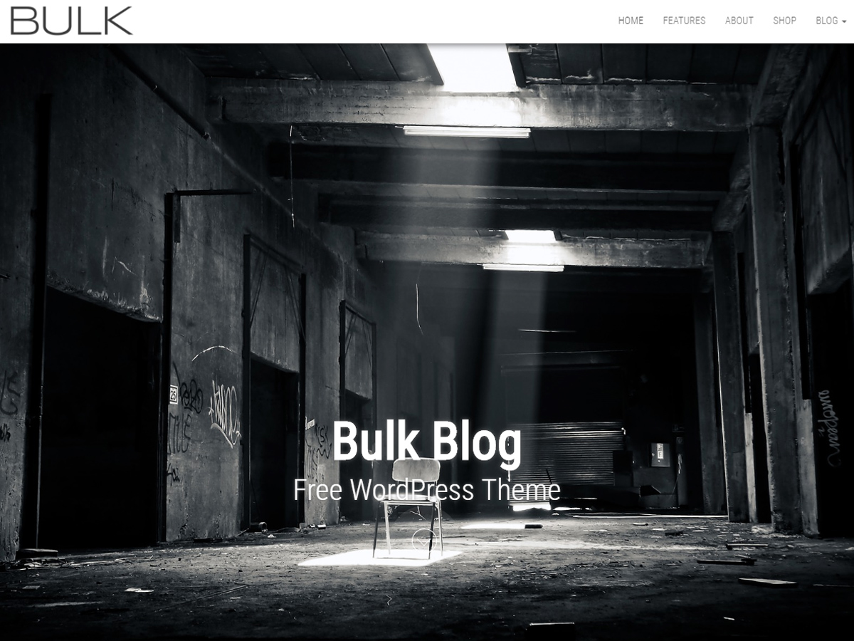 bulk-blog free wordpress theme