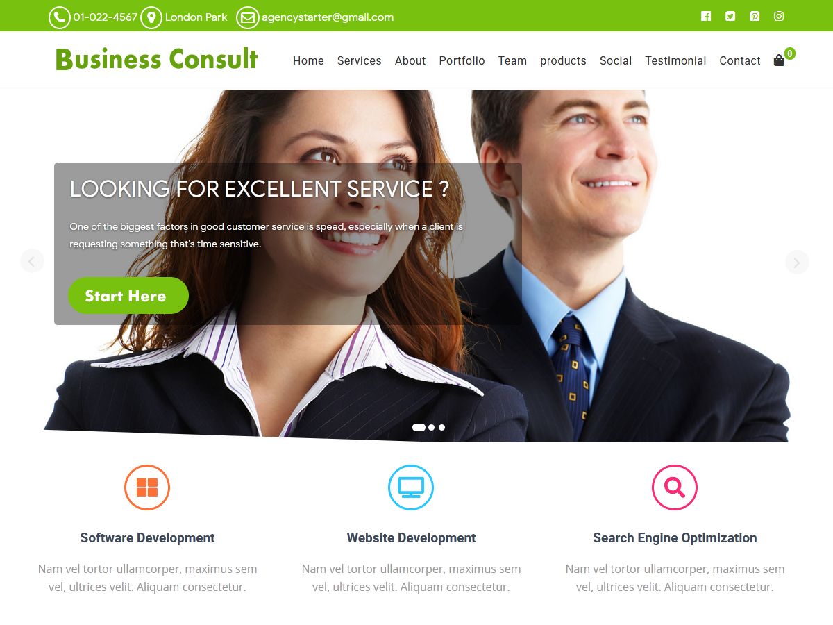 business-consult free wordpress theme