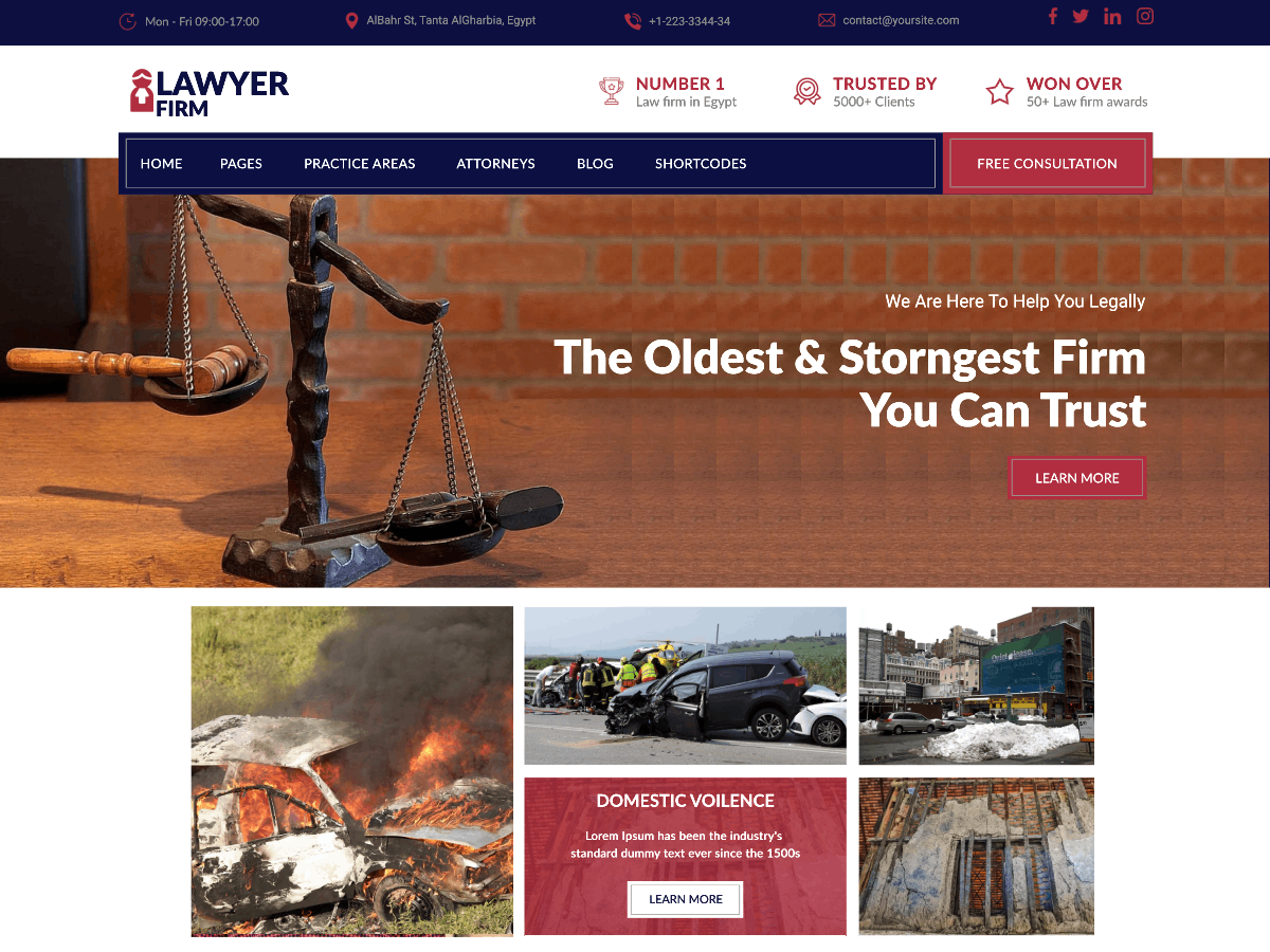 business-lawyer-firm free wordpress theme