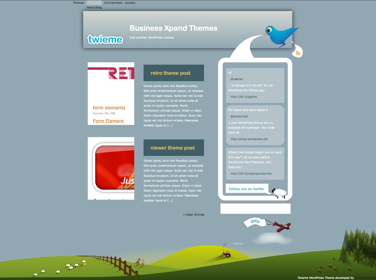 businessxpand_twieme free wordpress theme