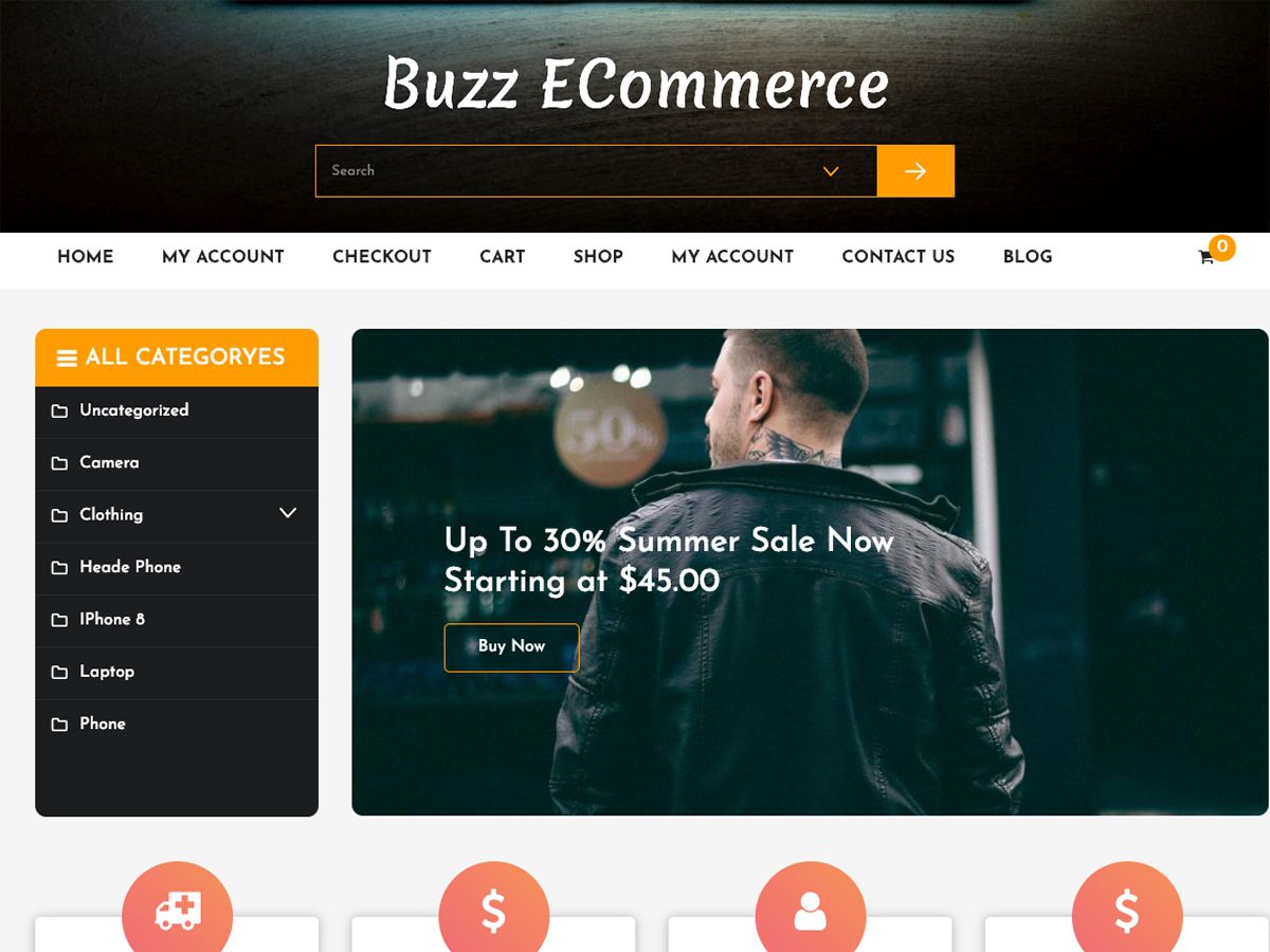 buzz-ecommerce free wordpress theme