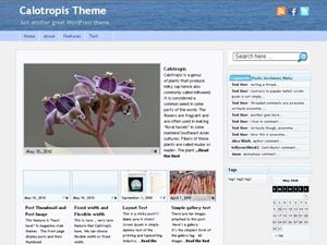 calotropis free wordpress theme