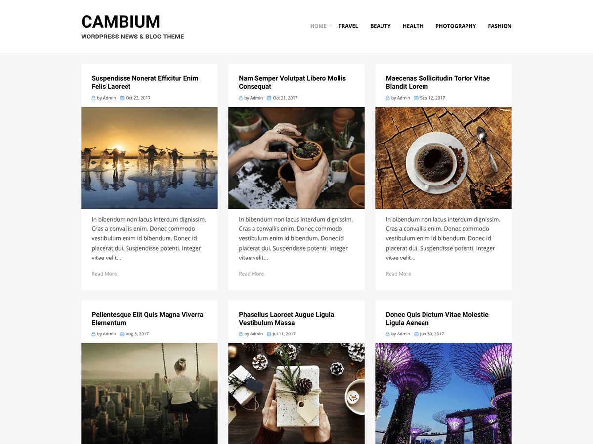 cambium free wordpress theme