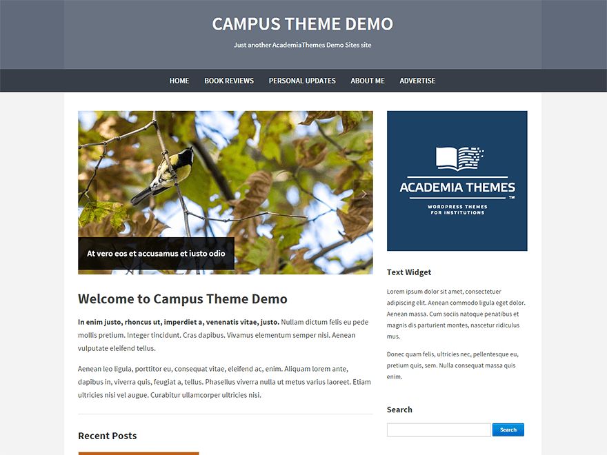 campus free wordpress theme