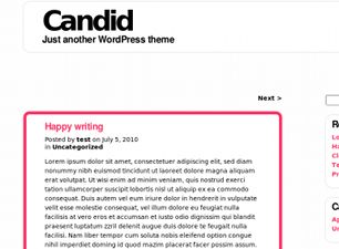 candid free wordpress theme