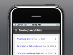 carrington-mobile free wordpress theme