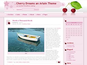 cherry-dreams free wordpress theme