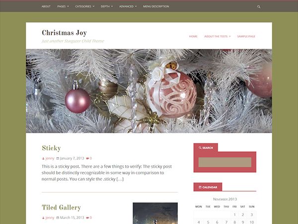 christmas-joy free wordpress theme