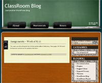 classroom-blog free wordpress theme