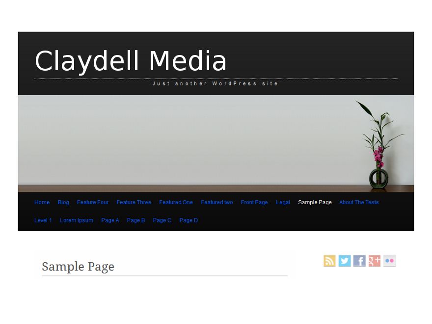 claydell-media free wordpress theme