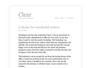 clear free wordpress theme